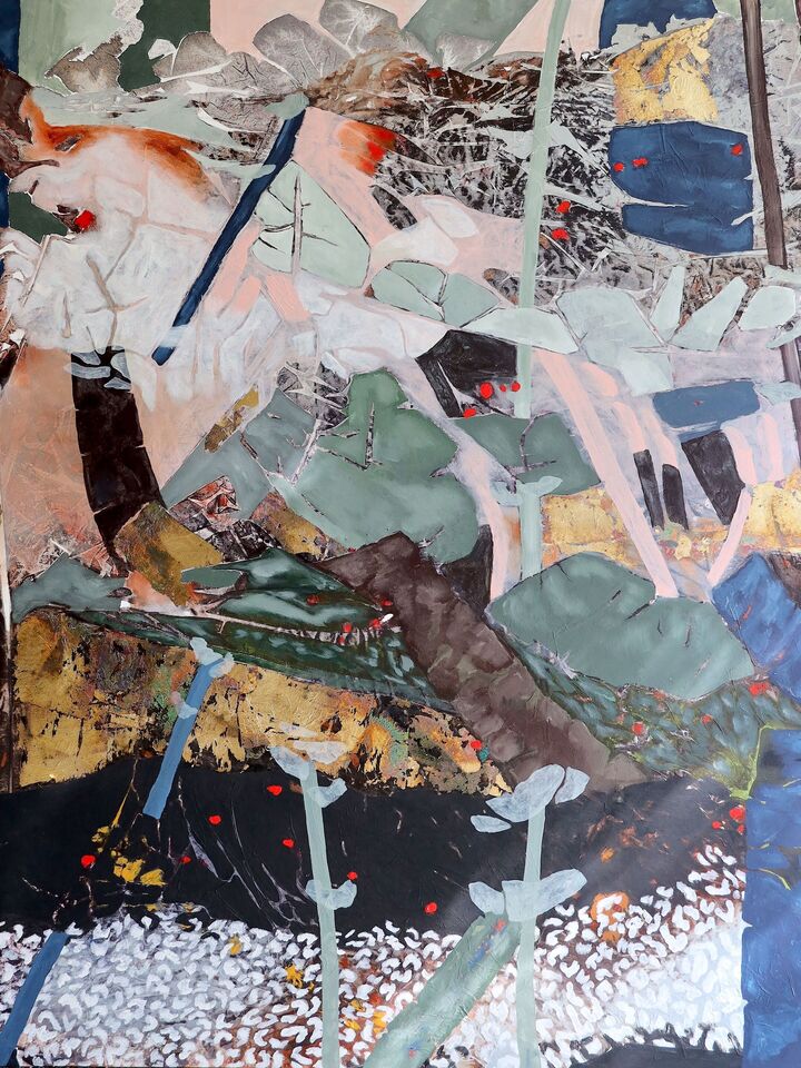 What holds us- Large Abstraction