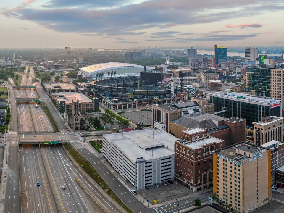 Fog Over Downtown Detroit