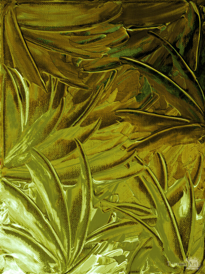 WATER FLOWERS 3 BOLD - ABSTRACT FLORAL PAINTING