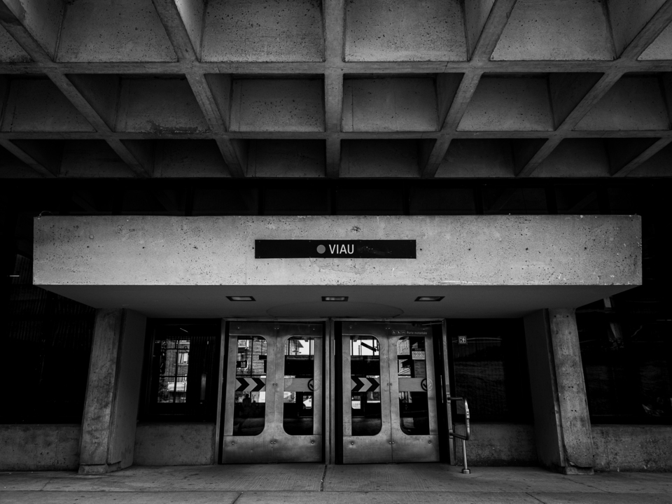 Brutalist Portal To The Metro