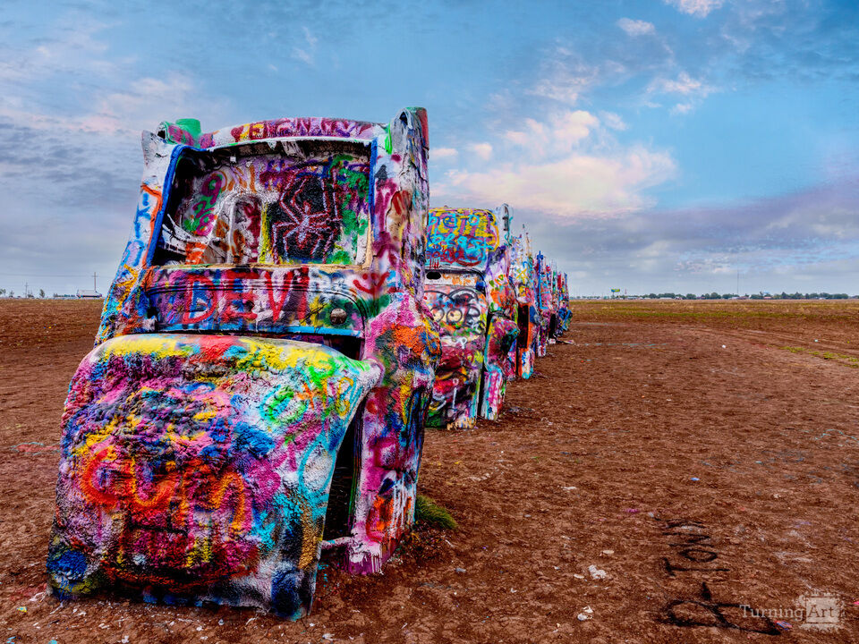Cadillac Ranch Along Route 66