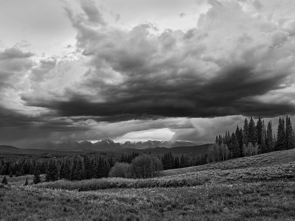 Storm over the Grand Tetons