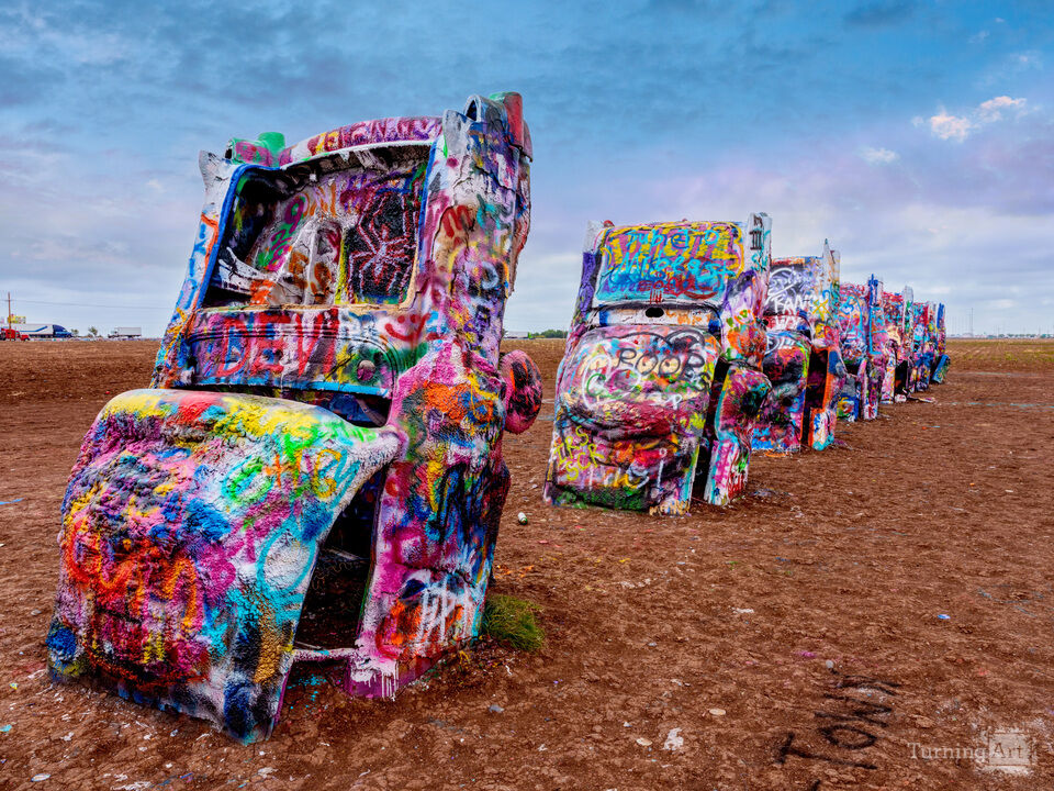 Layers Of Art At Cadillac Ranch