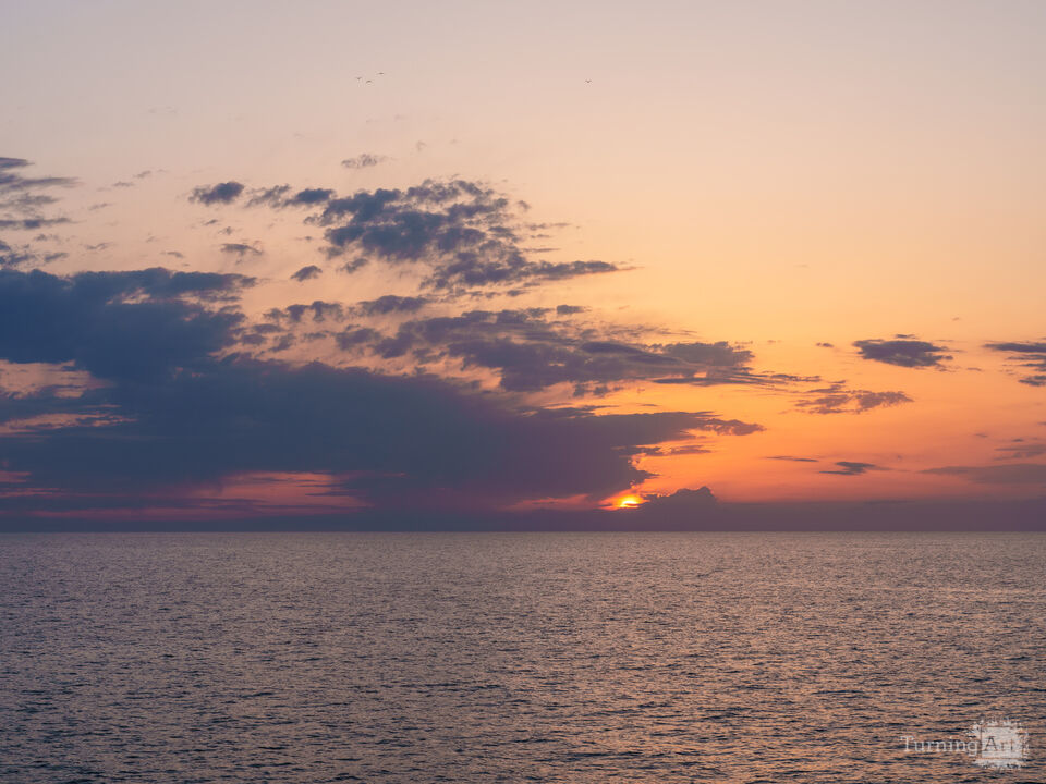 Gulf Sunset From Florida