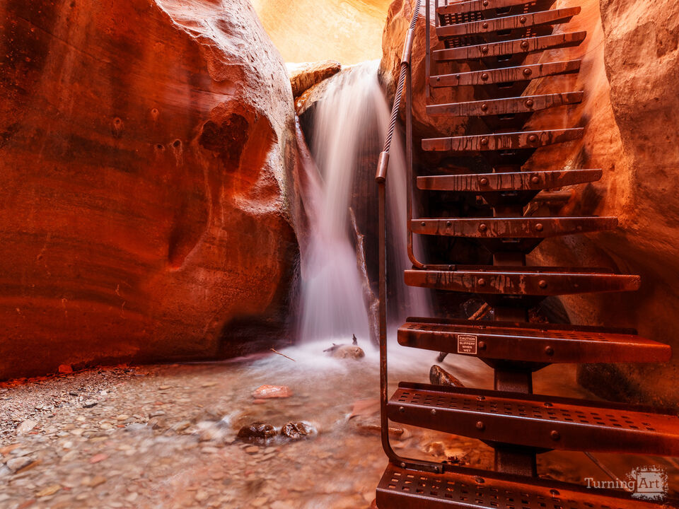 Kanarra Falls Stairway View