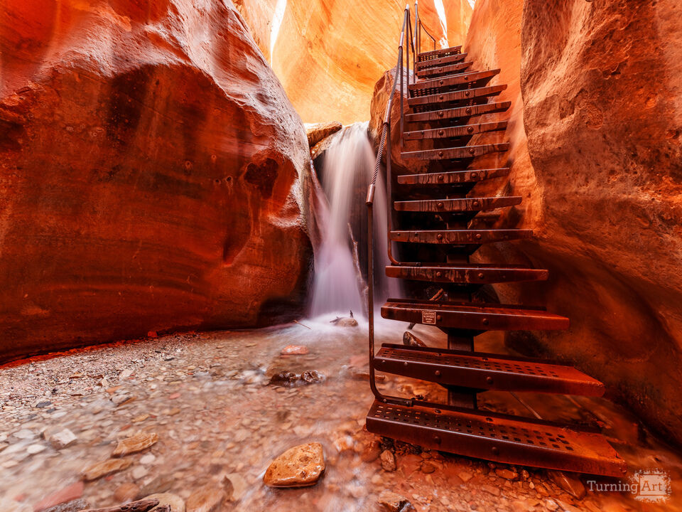 At The Stairs Of Kanarra Falls
