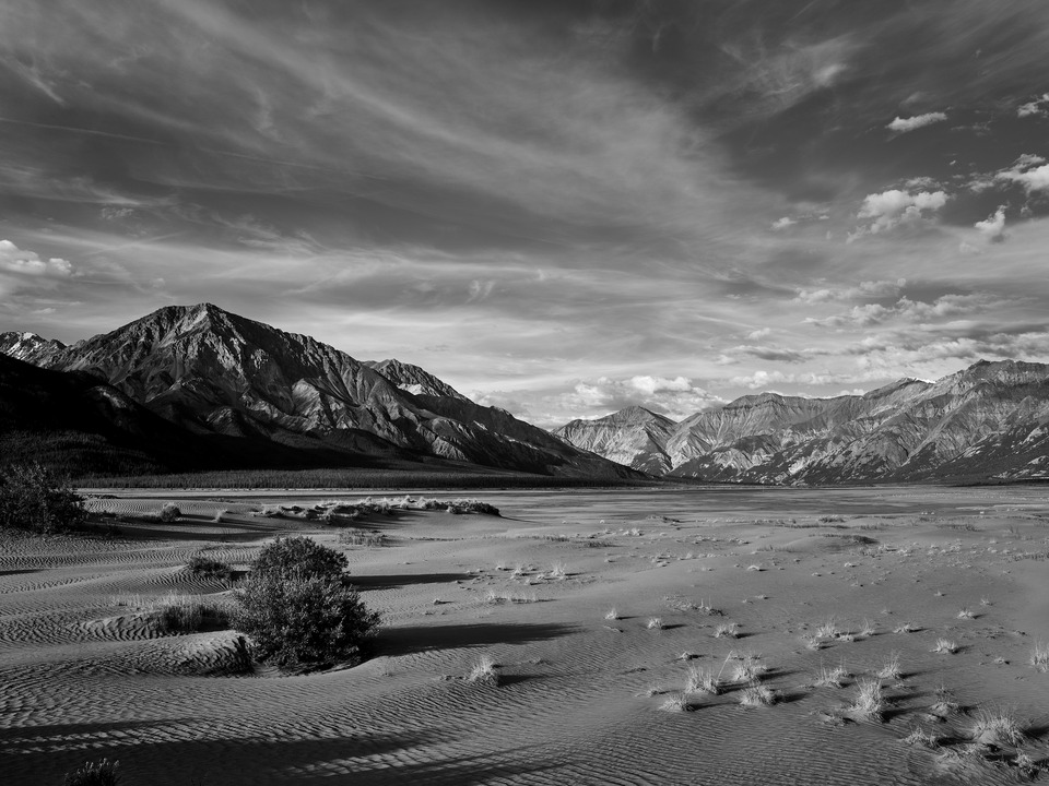 Yukons Kluane Lake Sand Dunes