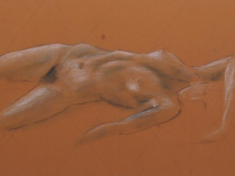SKETCH FOR PAINTING RESTING LIBERTY