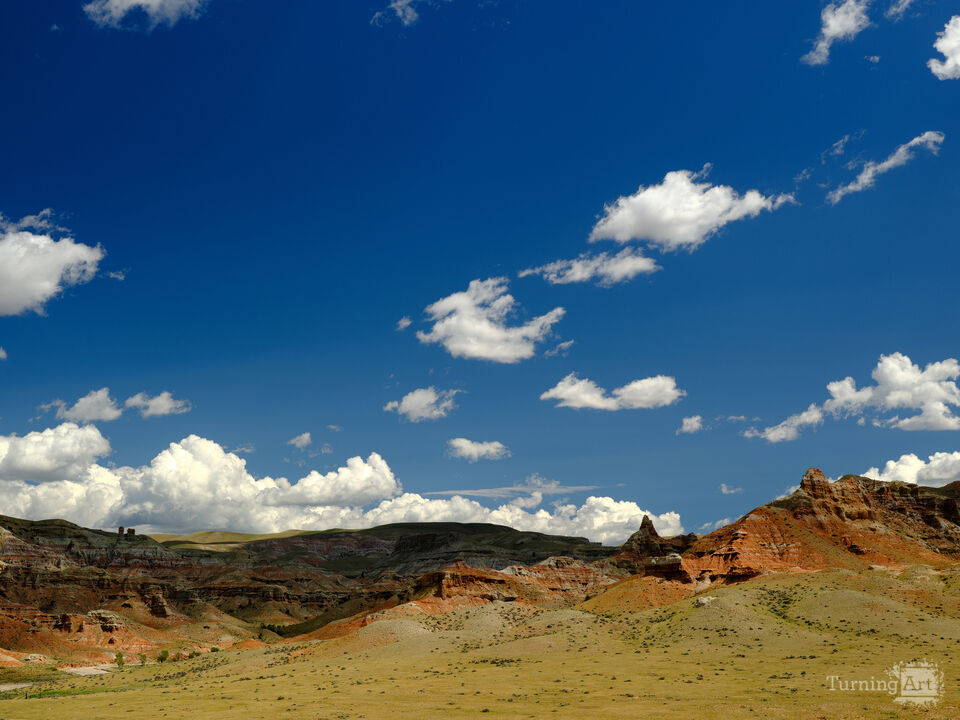 Red Rocks, Blue Sky, Wind River Indian Reservation
