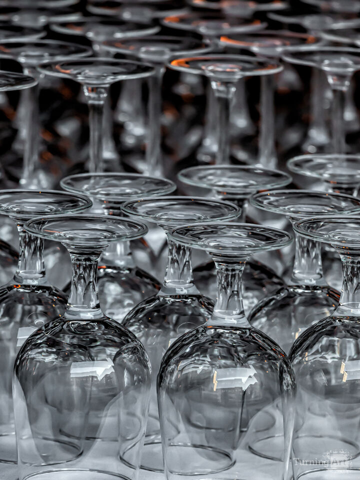 Wineglasses - Restaurant Window