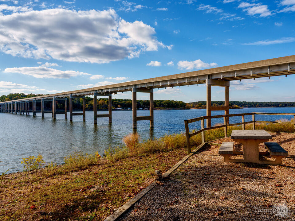 Picnic Table View Of Nemo Bridge