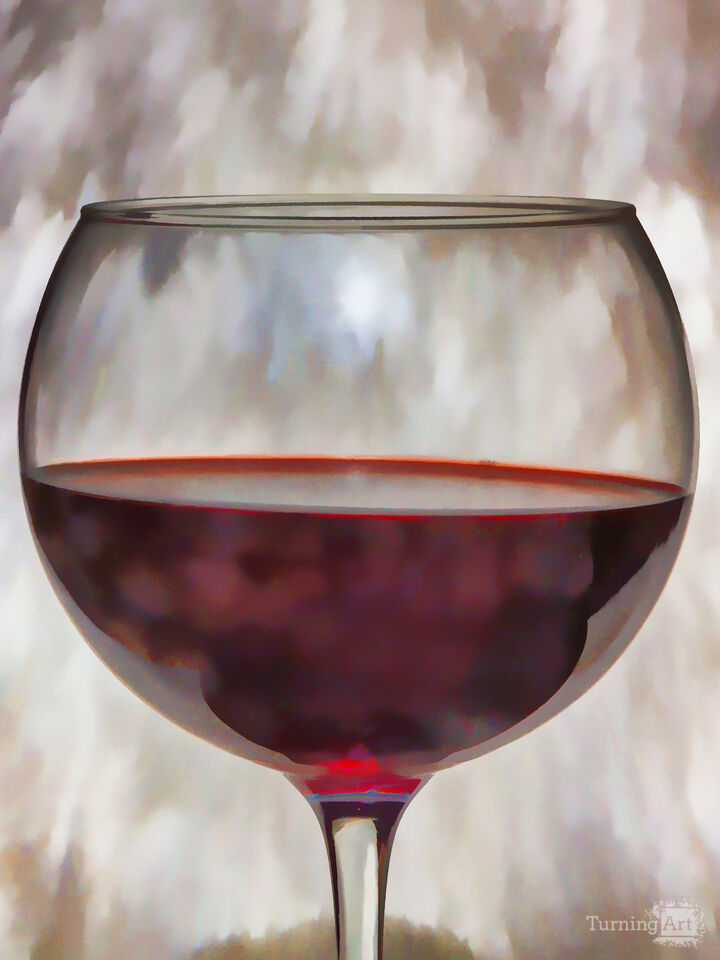 Impressionist Wineglass