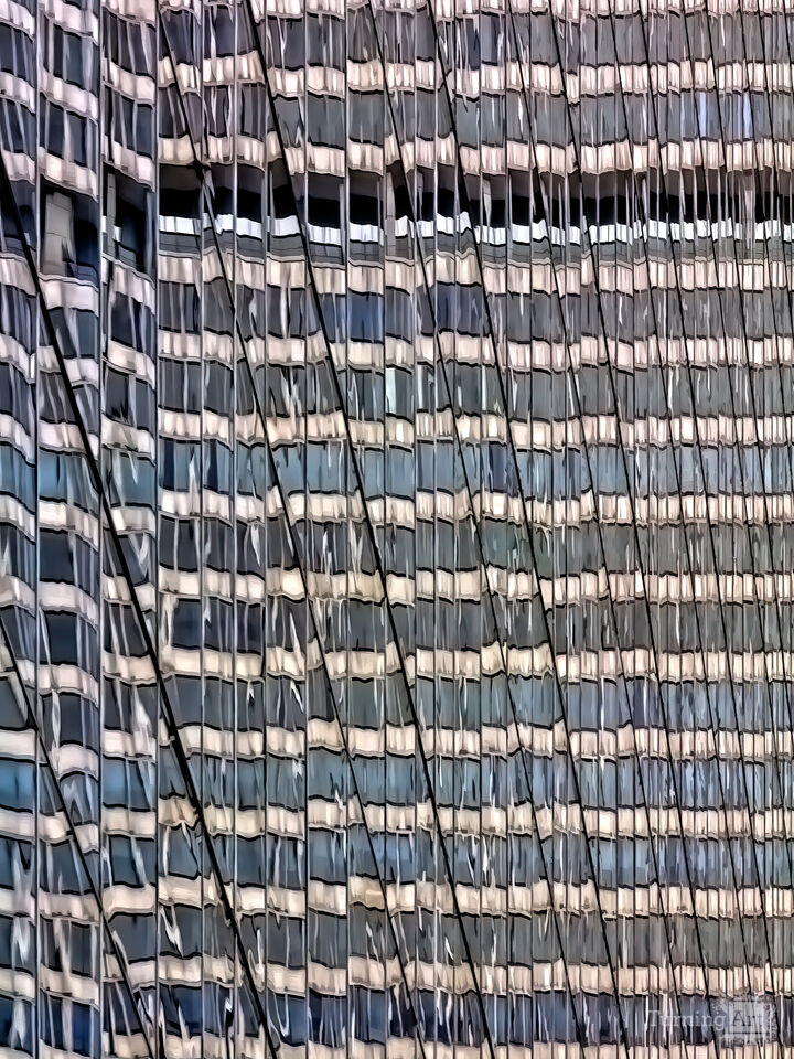 Reflections in Glass Office Building