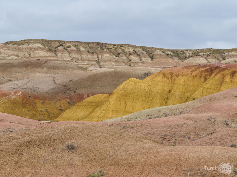 Yellow Mound Otherworldly Landscape