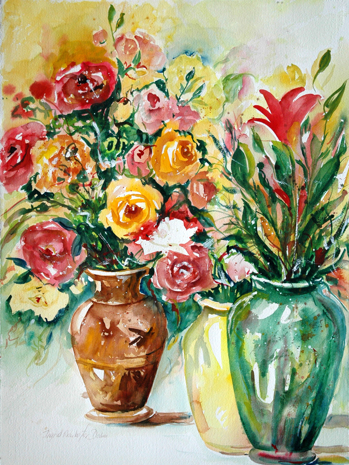 Three Vases