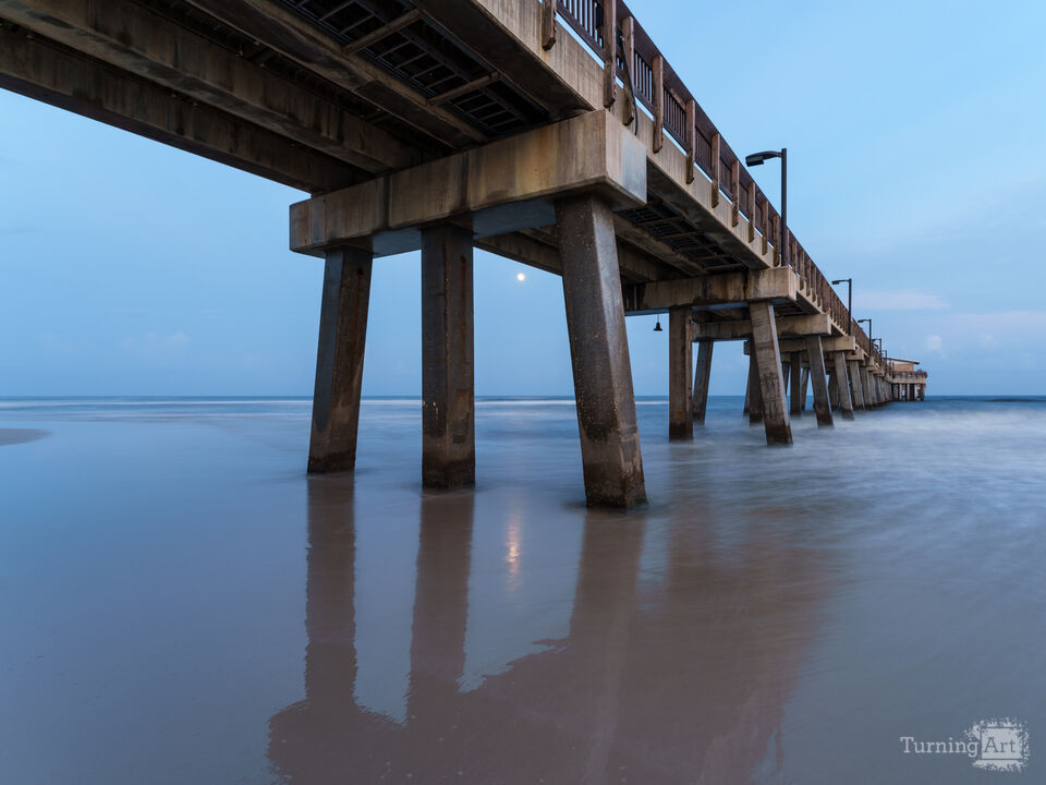 Gulf State Park Pier At Twilight