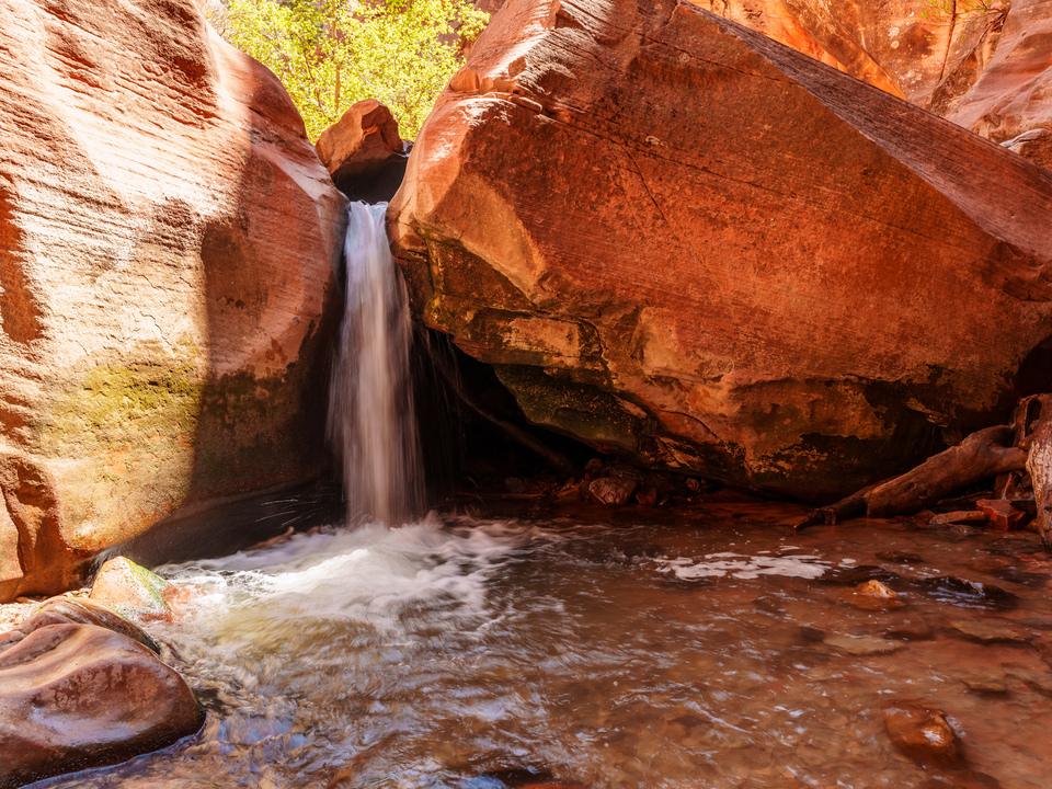 Kanarra Falls Second Waterfall