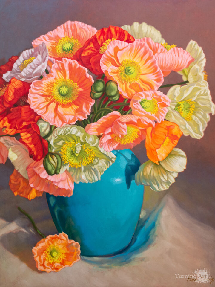 Poppies in Morning Light