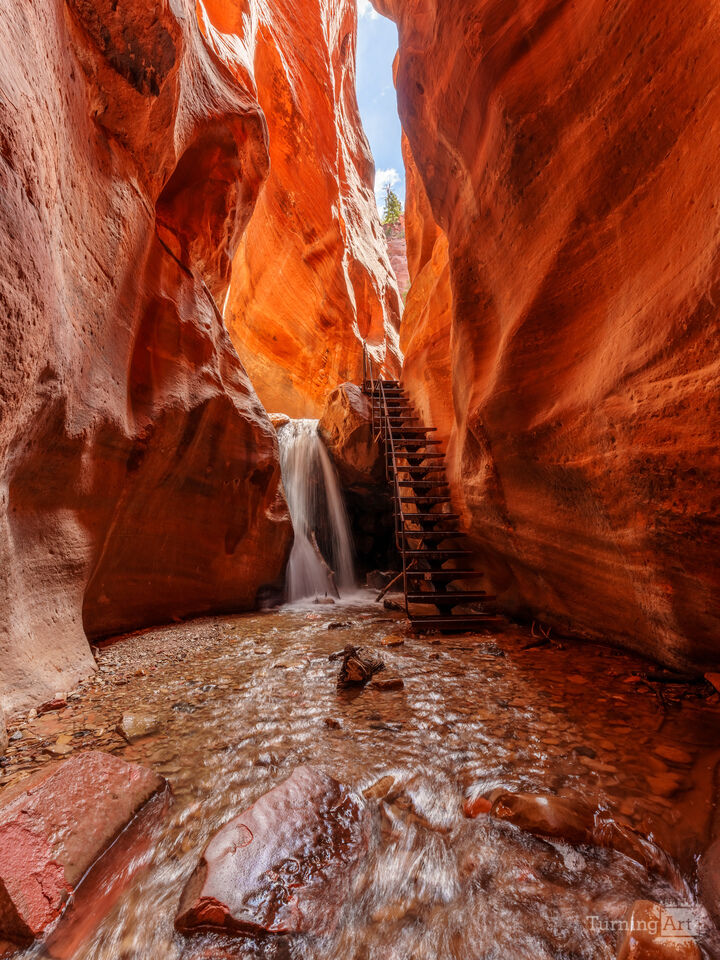 Kanarra Falls Wide View