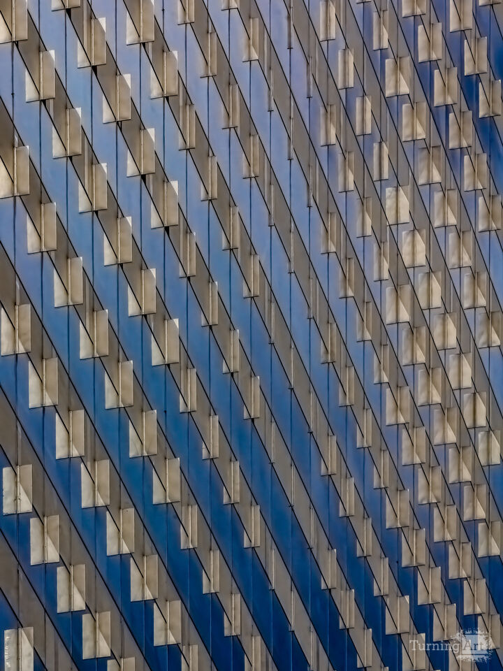 Glass and Metal High Rise Office Building