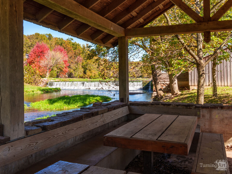Picnic Pavilion Jolly Mill And Creek View