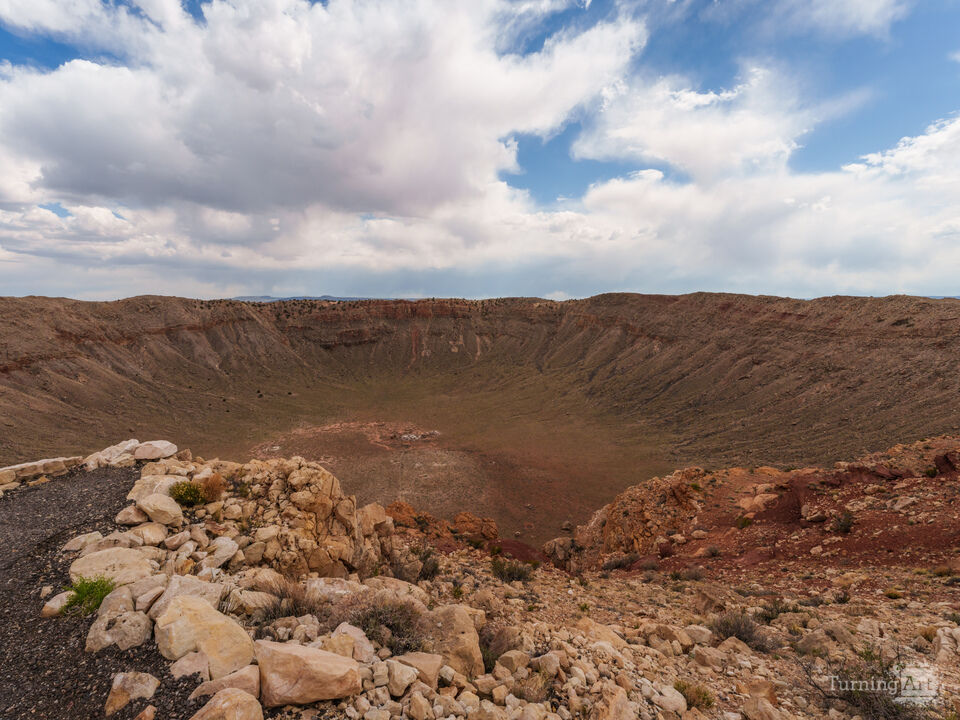 Meteor Crater From The Rim