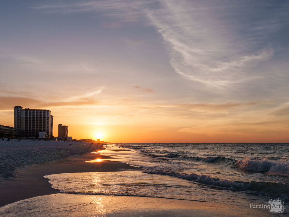 Pensacola Golden Coastline Sunrise