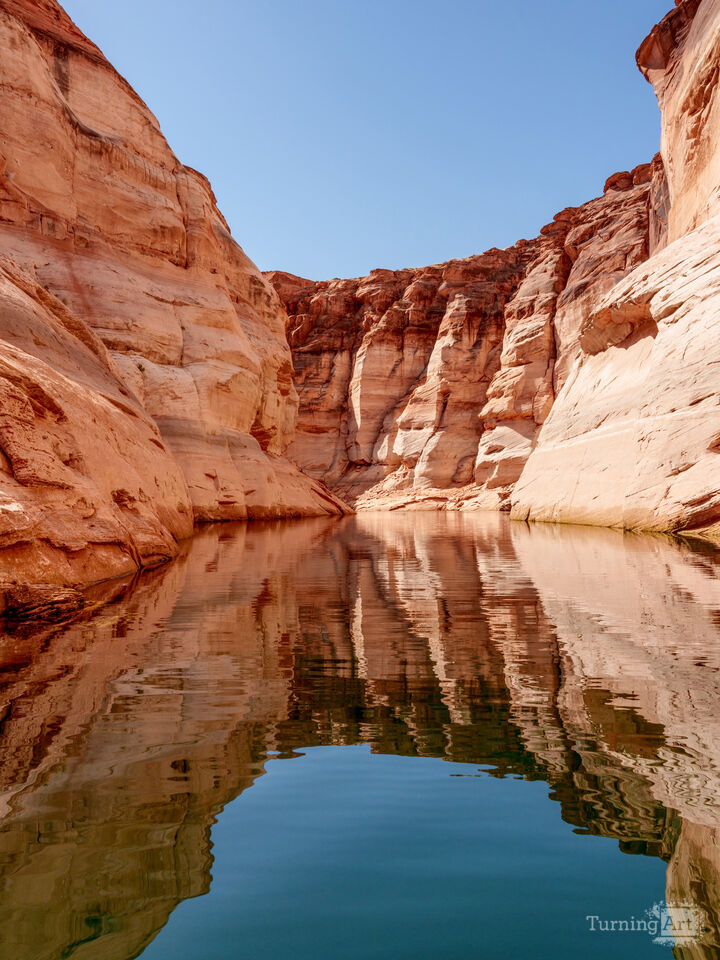 Antelope Canyon Mirrored on Lake Powell