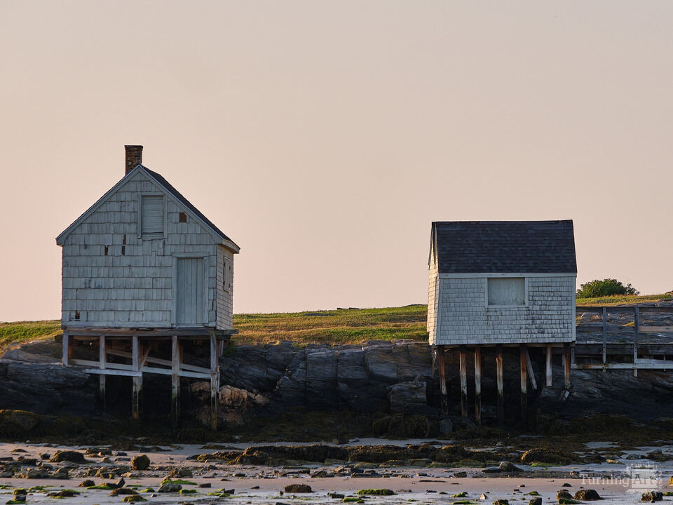Sunrise in Old Portland Maine I