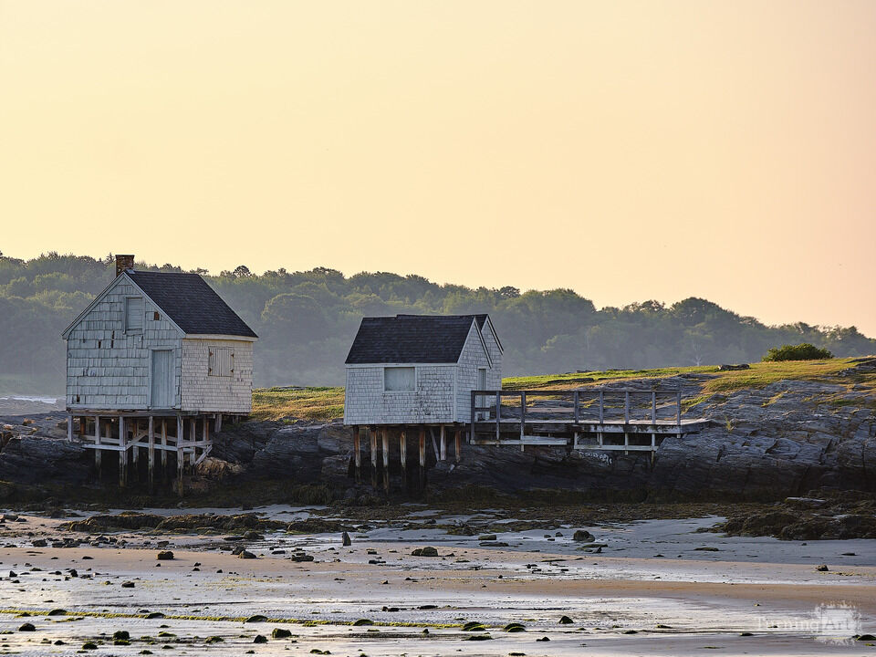 Sunrise on Casco Bay, South Portland Maine