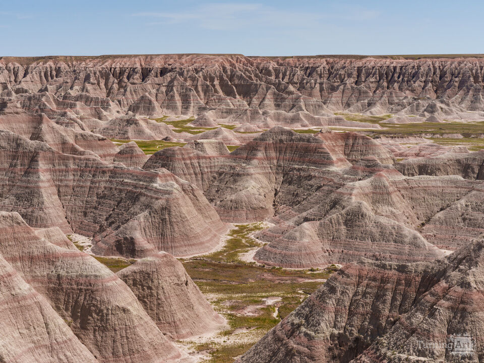 Layered Ridges Big Badlands Overlook
