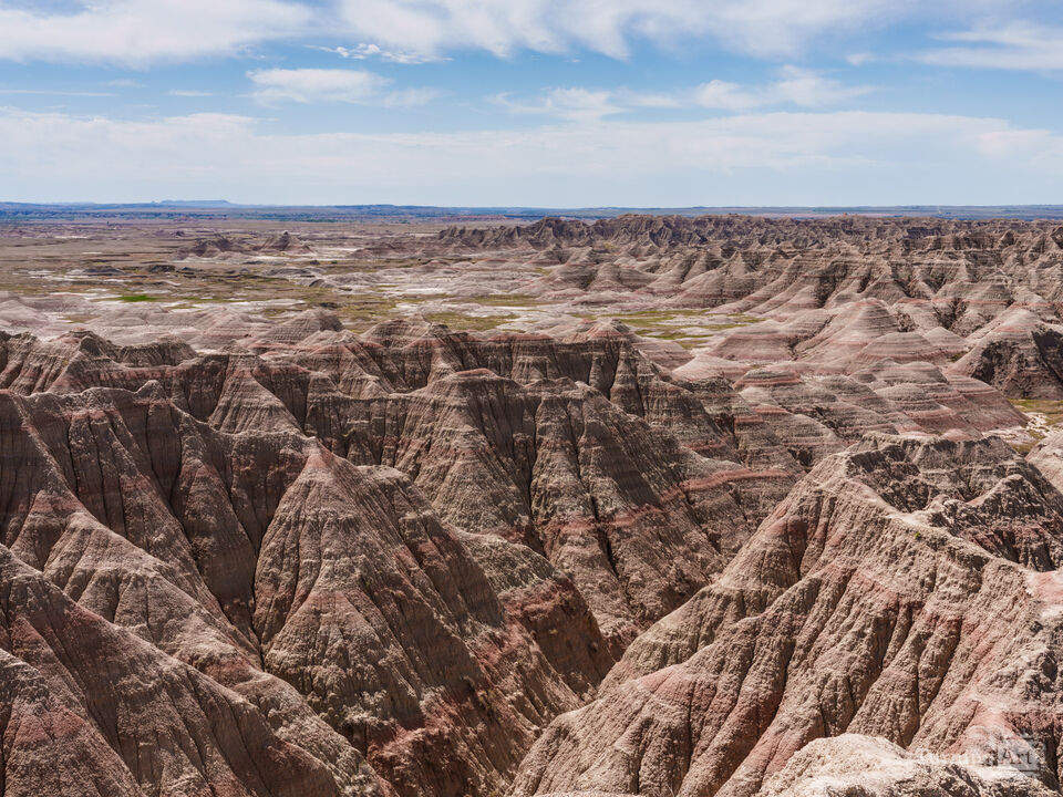 Ridges Of Layers Big Badlands Overlook