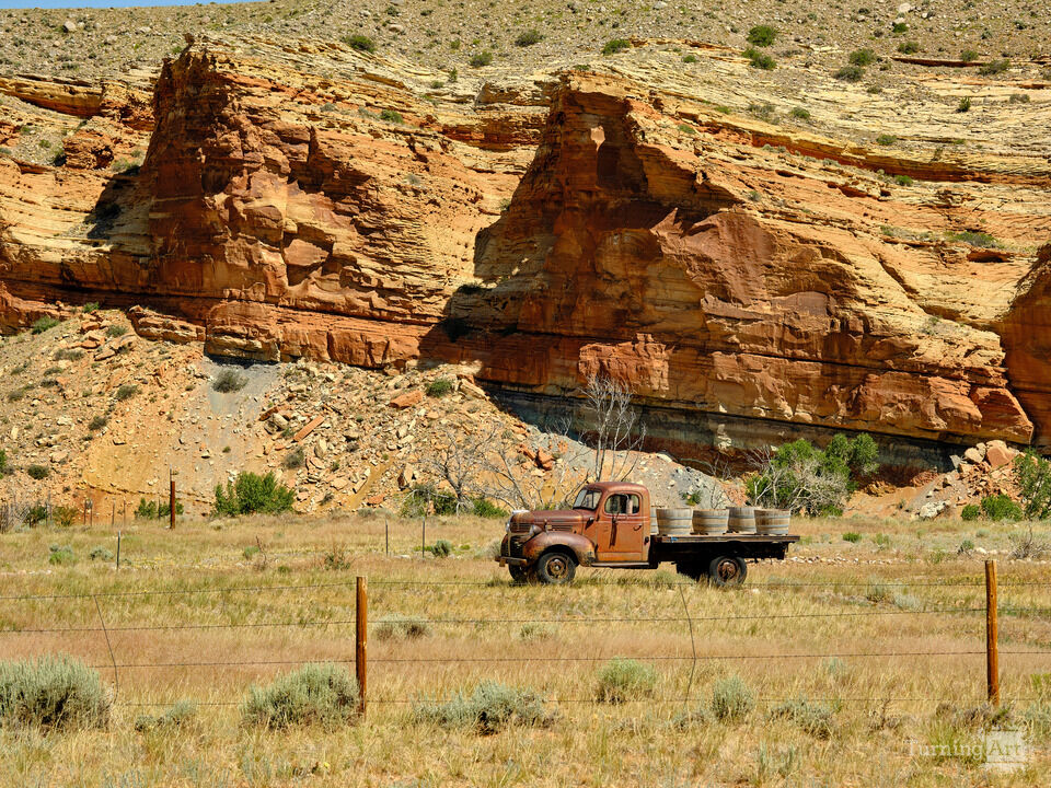 Antique Dodge Truck, Wind River Indian Reservation