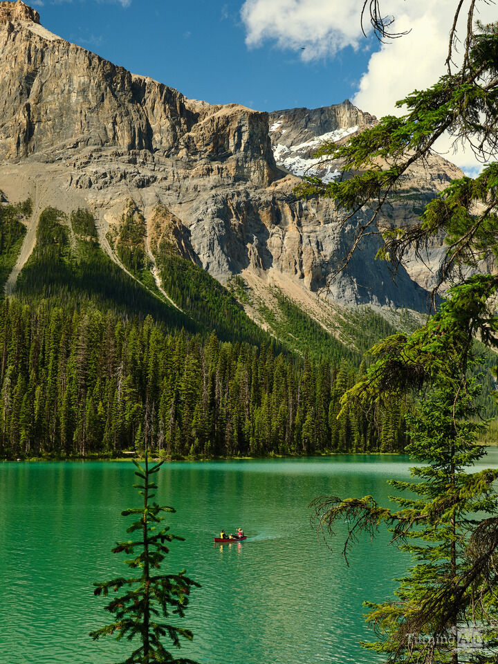 Emerald Lake and Mountains, Canada