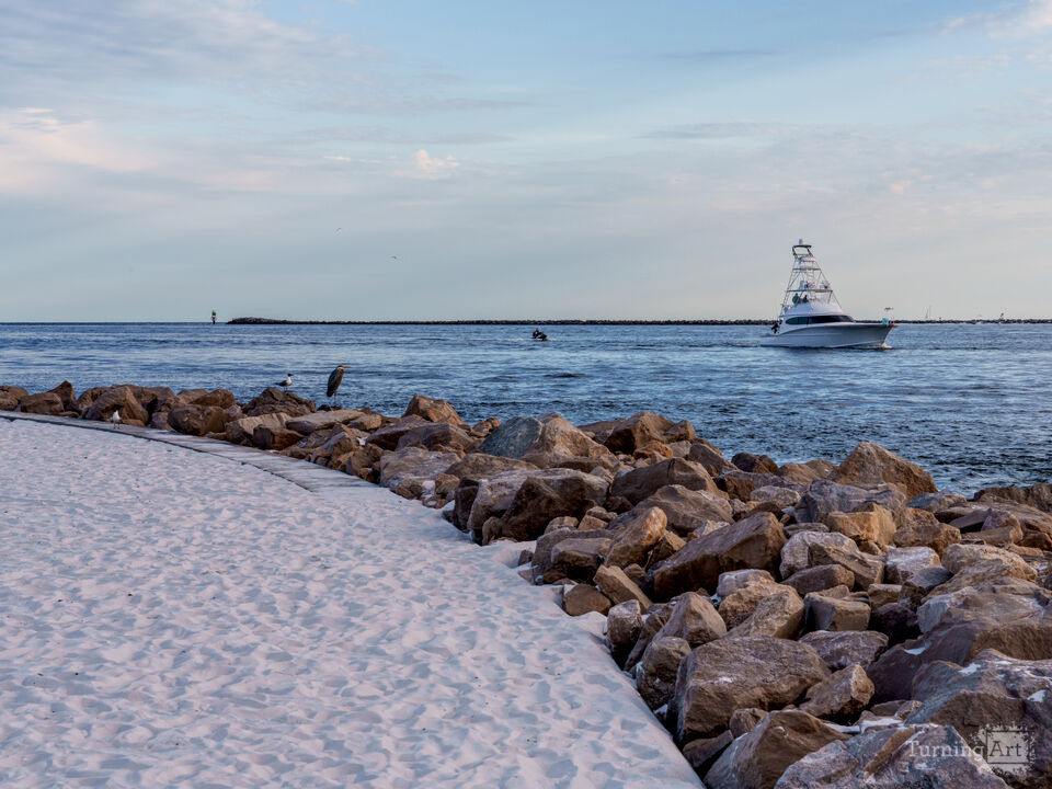 Destin East Pass Evening Jetty View