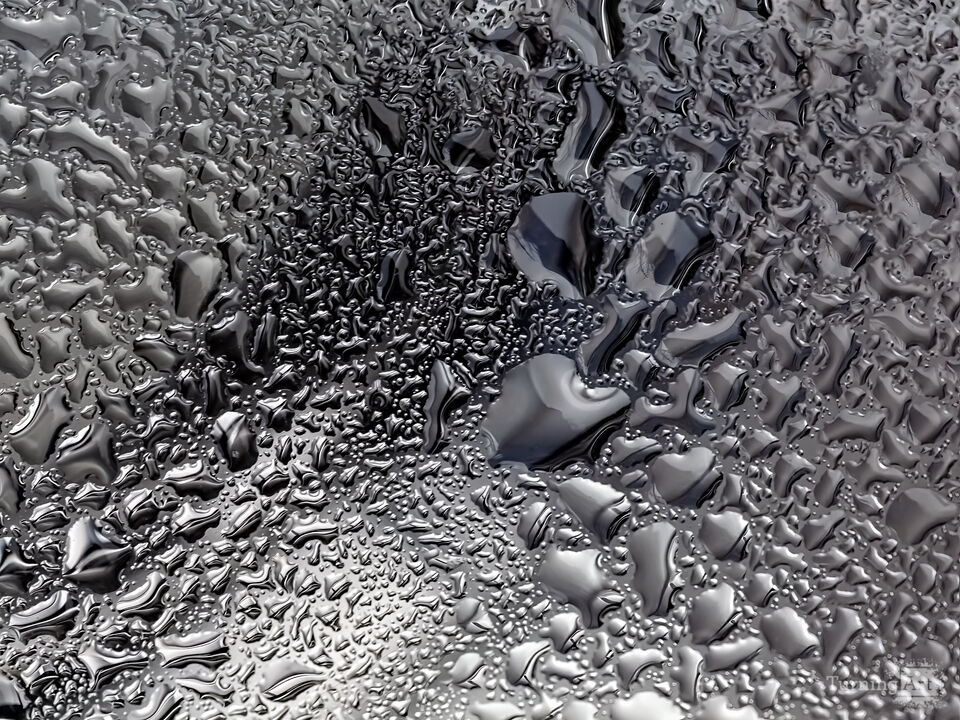 Raindrops on Glass