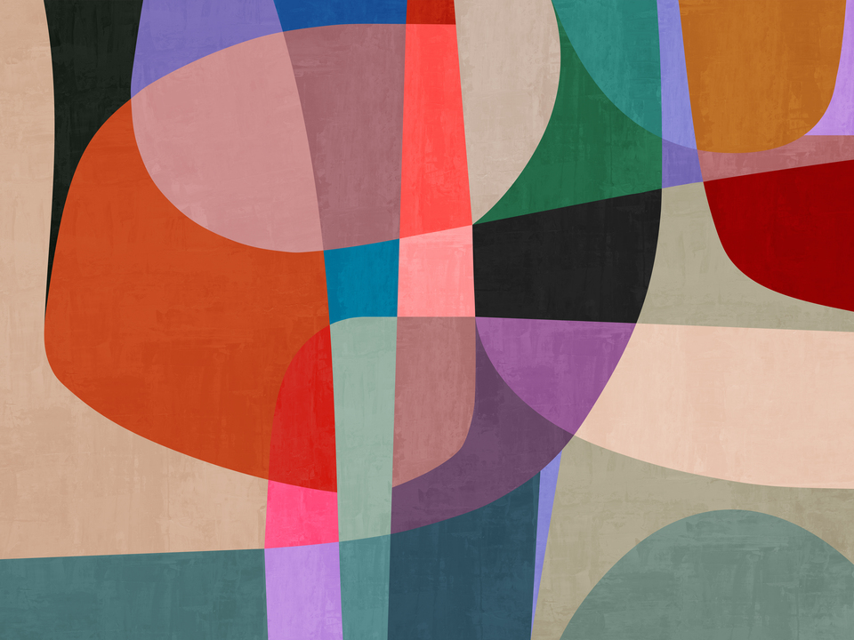 Geometric Overlapping Shapes