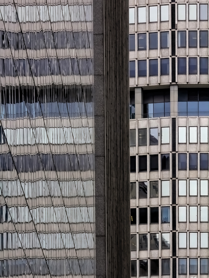 Reflective Glass Office Buildings