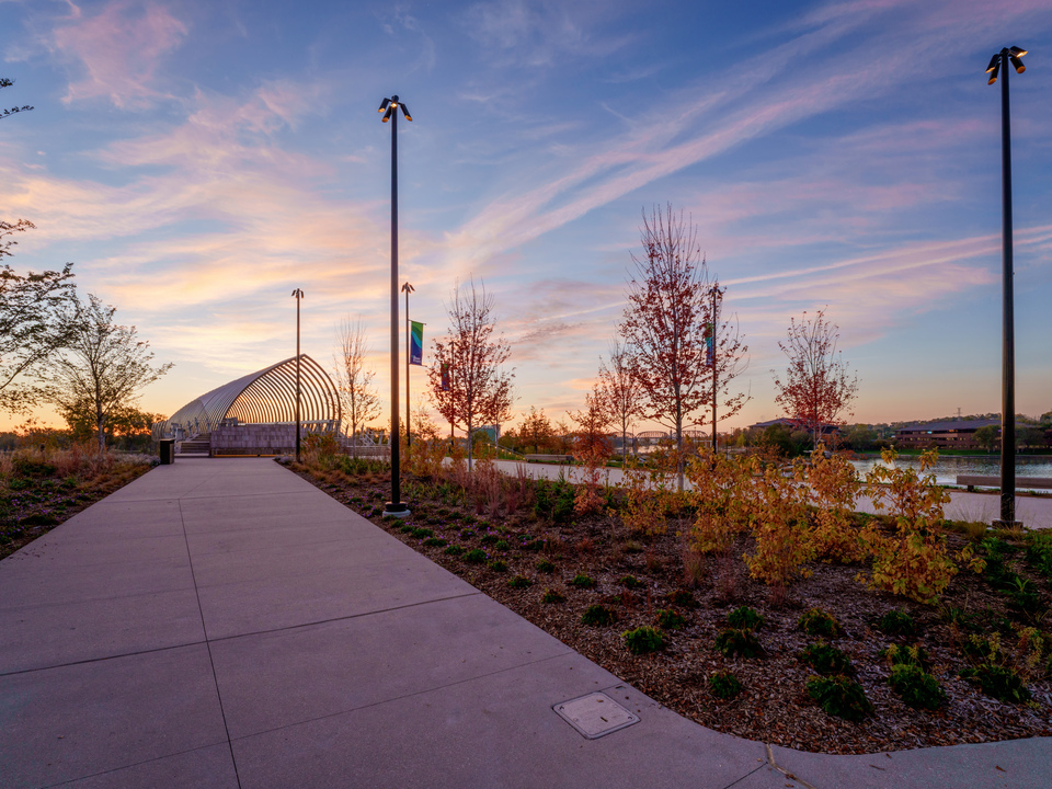 Omaha Sunrise In A Sea Of Color