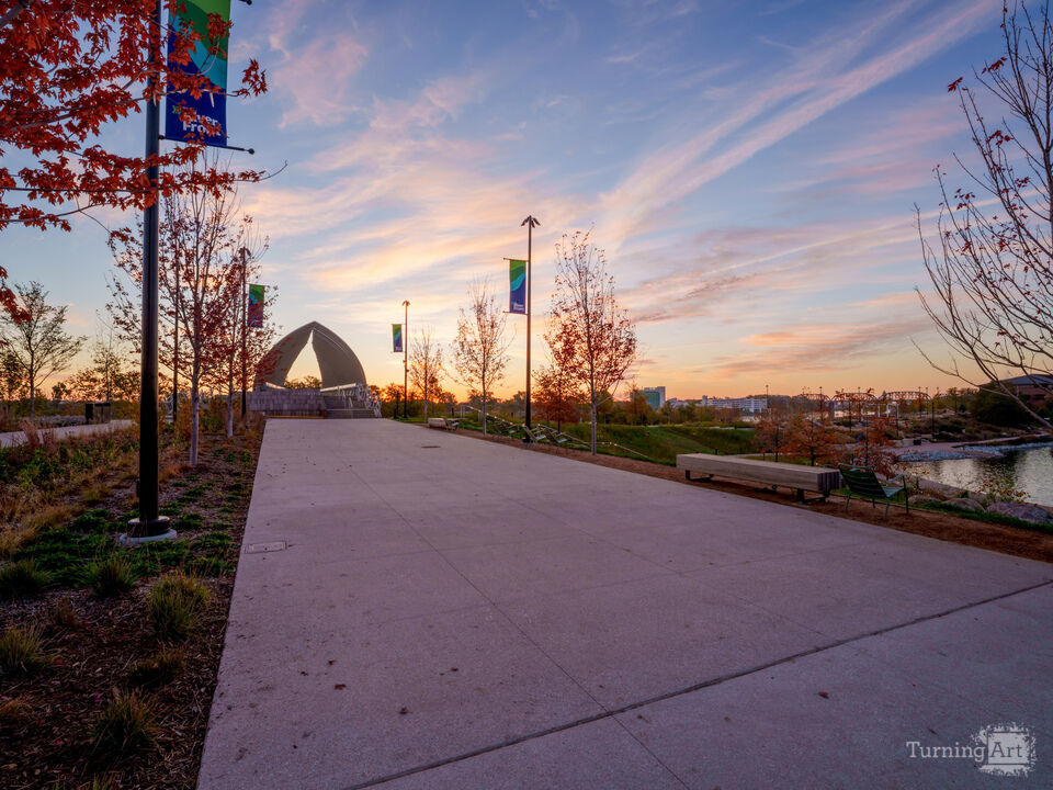 Omaha Morning Painted In Color