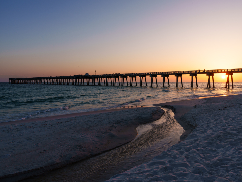 Panama City Beach Rivulet Sunset