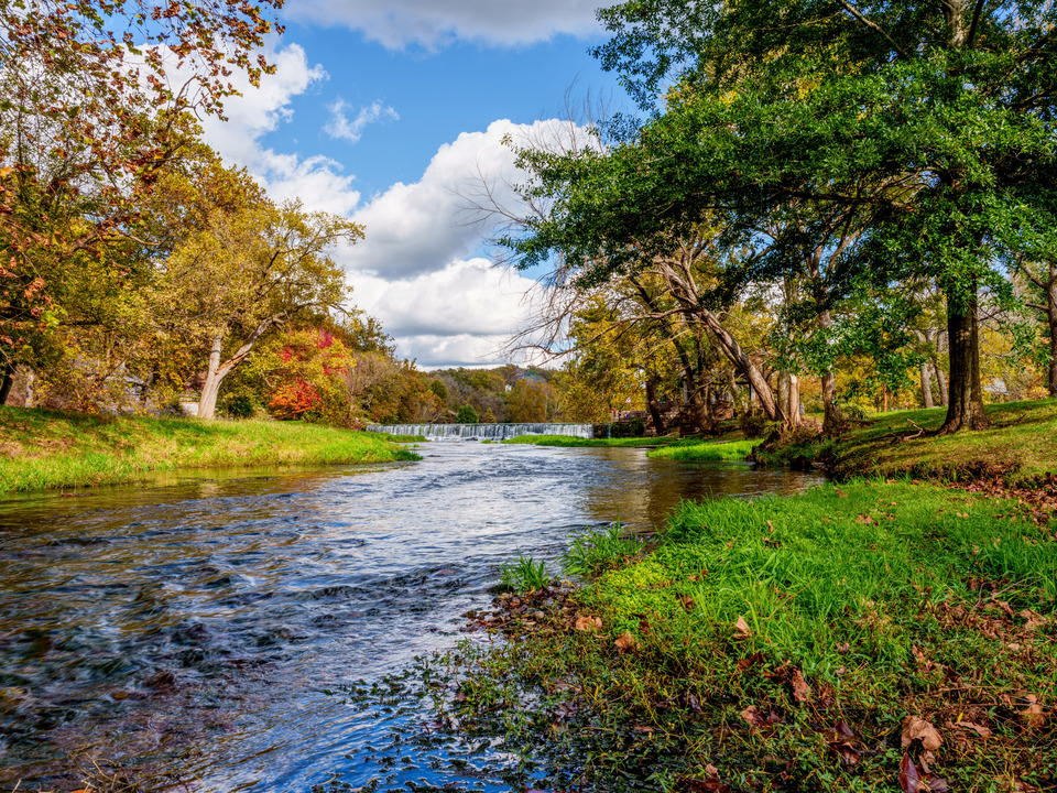 Capps Creek View In Fall
