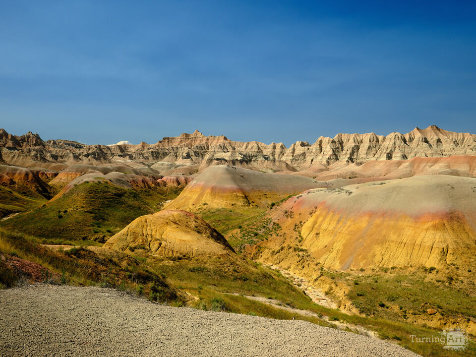 The colors of the Badlands in South Dakota