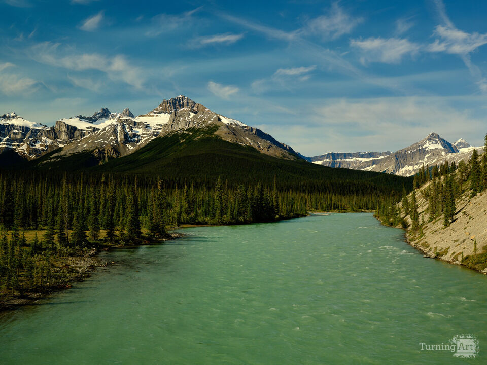 The Silt laden waters of the Saskatchewan River