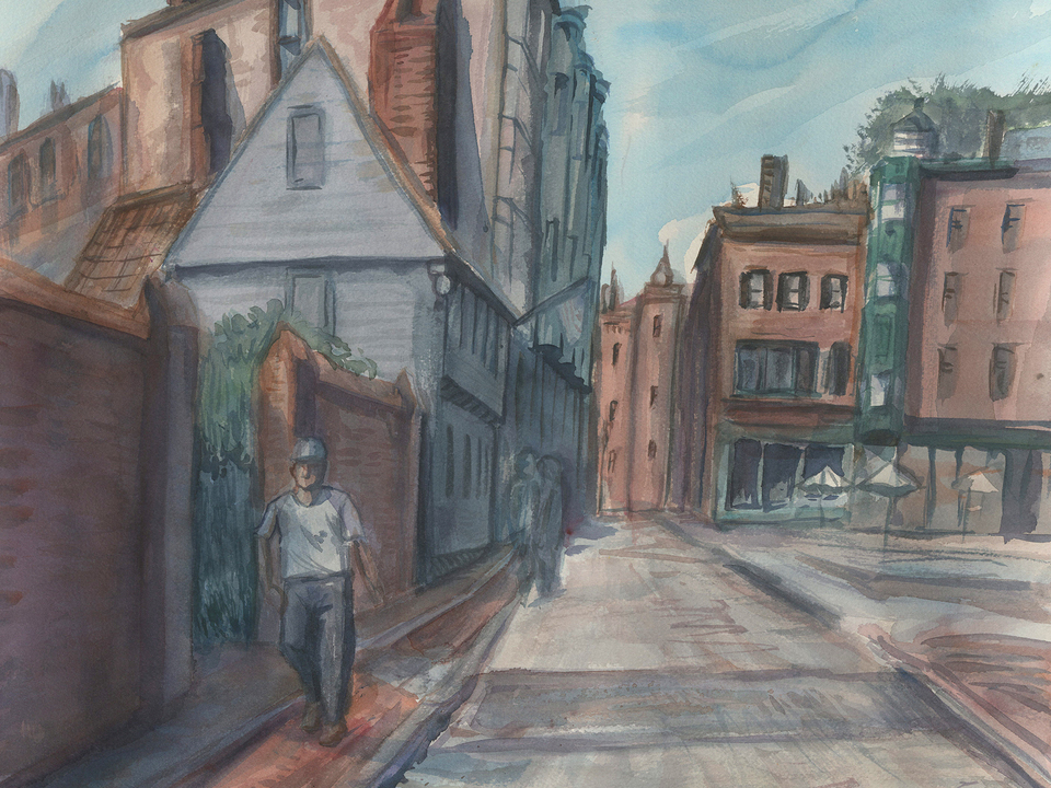 "Paul Revere House and North Square"