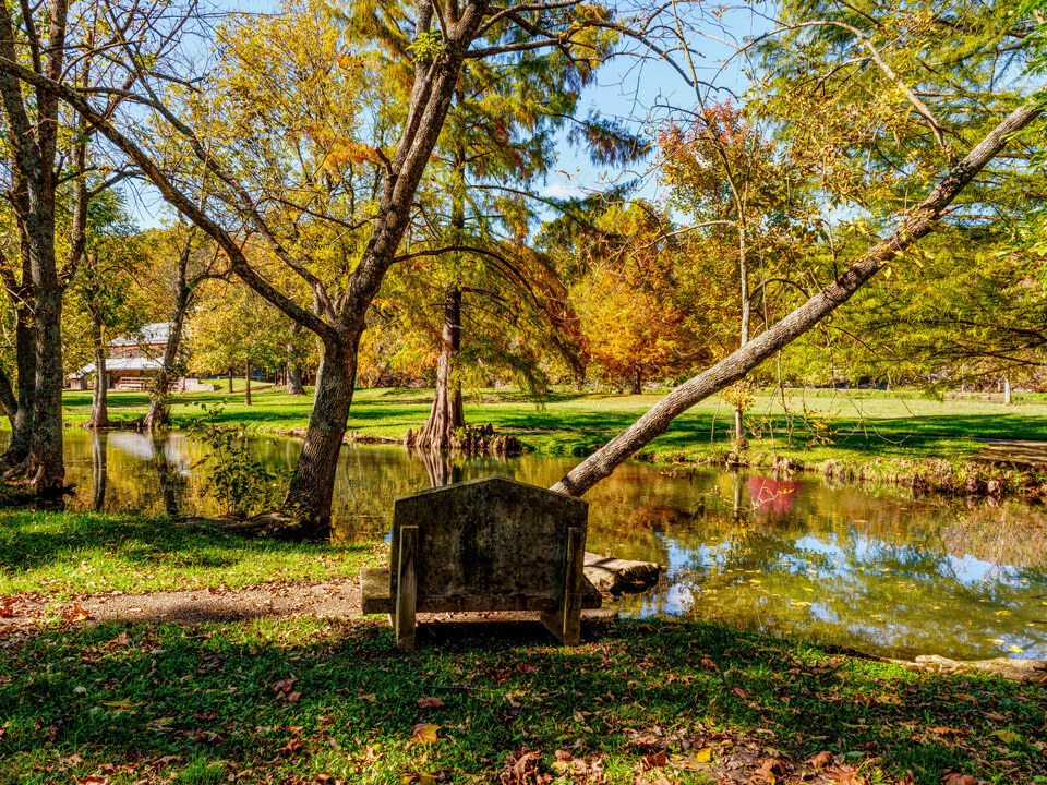 Fall Bench View Jolly Mill Park