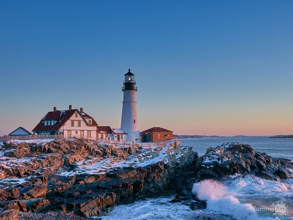 Winter Light at the Portland Head Lighthouse