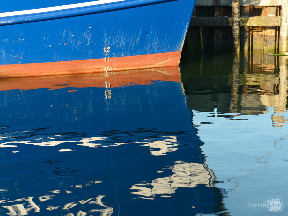 Blue Lobster Boat Hull, Portland Maine