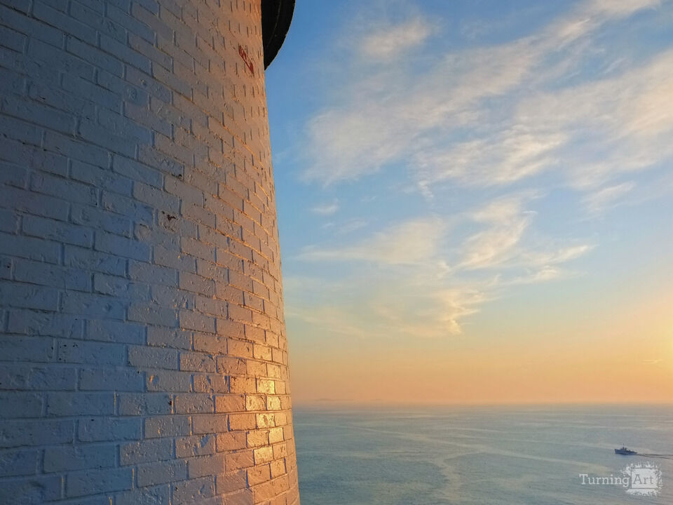 Sunset Lighty on the Owls Head Lighthouse