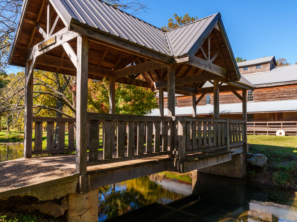 Tal Wooten Bridge At Jolly Mill Park